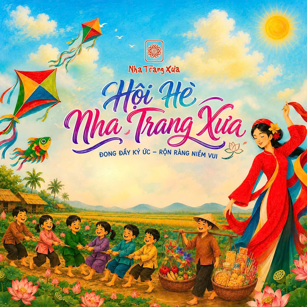 Hội hè Nha Trang Xưa 2026: Đánh thức ký ức làng quê giữa lòng phố biển