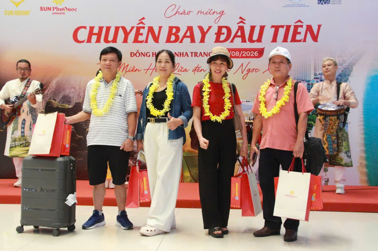 Sun PhuQuoc Airways khai trương đường bay thẳng Đồng Hới – Cam Ranh