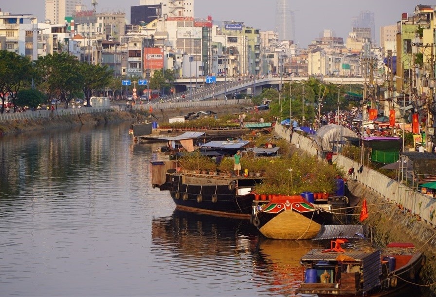 TP.HCM: Độc đáo tuần lễ trái cây "Trên bến dưới thuyền" tại bến Bình Đông