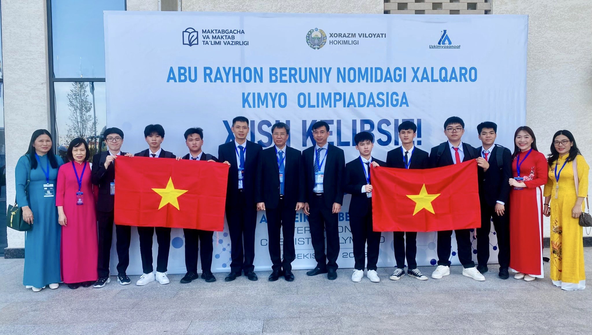 Việt Nam xếp vị thứ nhất toàn đoàn tại Olympic Hóa học Quốc tế Abu Reikhan Beruniy