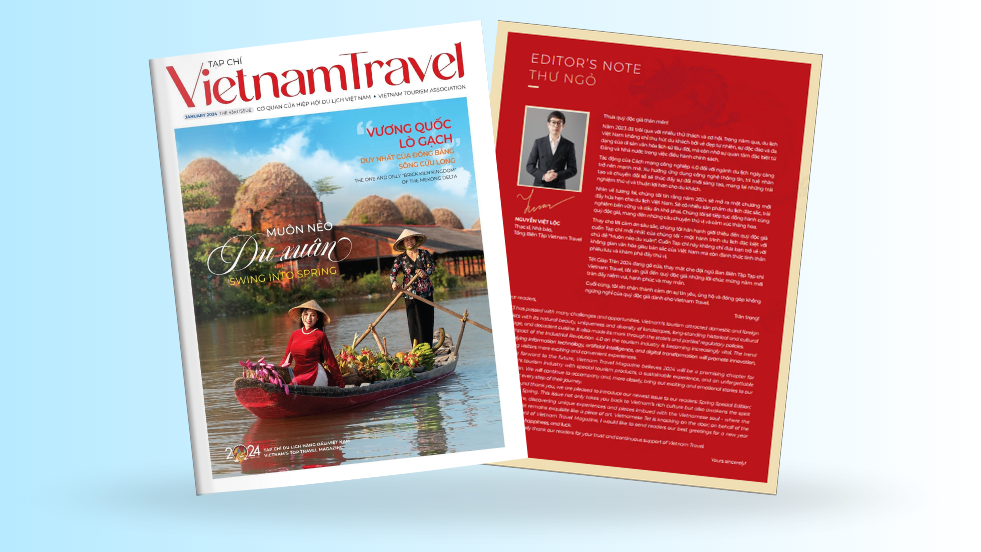Tạp chí Vietnam Travel ra mắt Ấn phẩm đặc biệt Tết 2024, chủ đề: “Muôn nẻo du xuân”