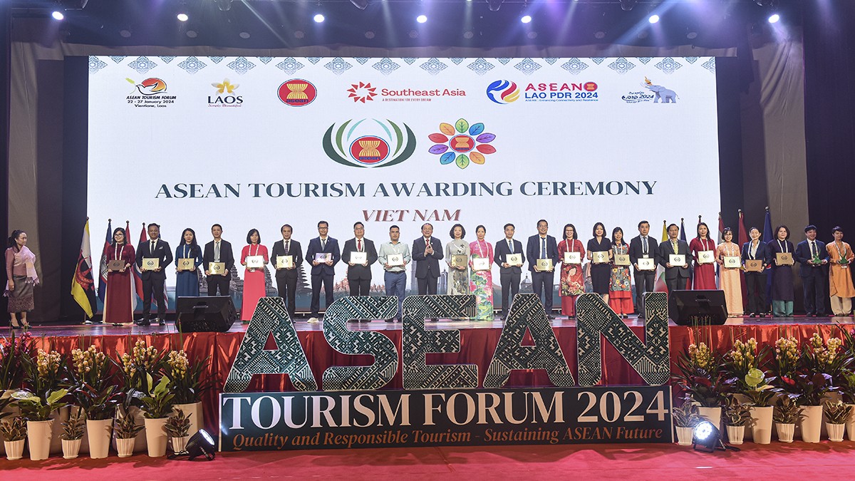 25 đơn vị, địa phương của Việt Nam đoạt giải trong lễ trao giải Du lịch ASEAN 2024