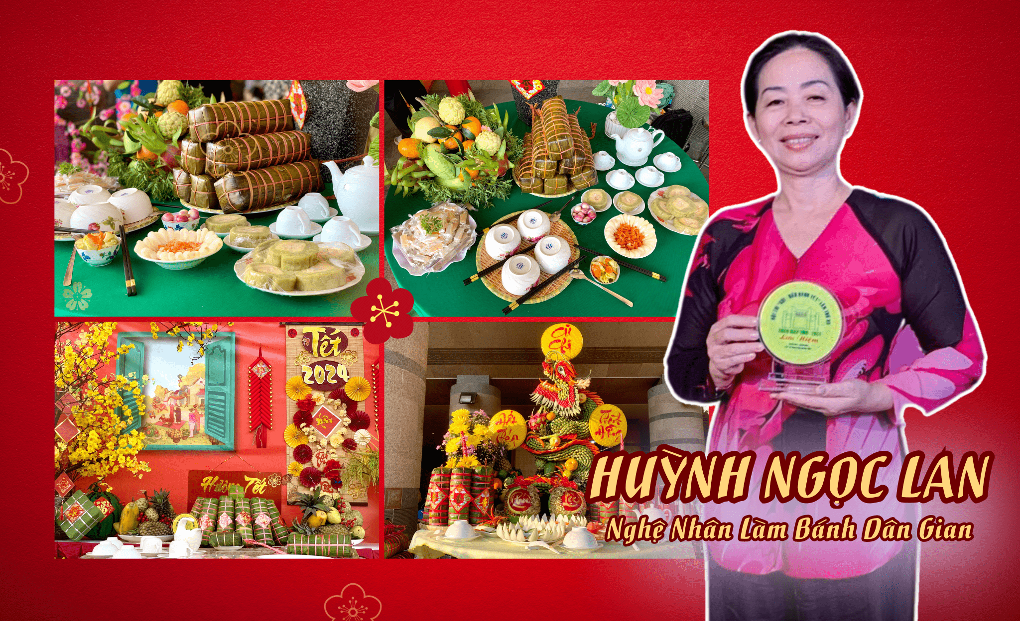 Nghệ nhân Huỳnh Ngọc Lan: Bánh Tét - Món quà quê của người dân Nam Bộ