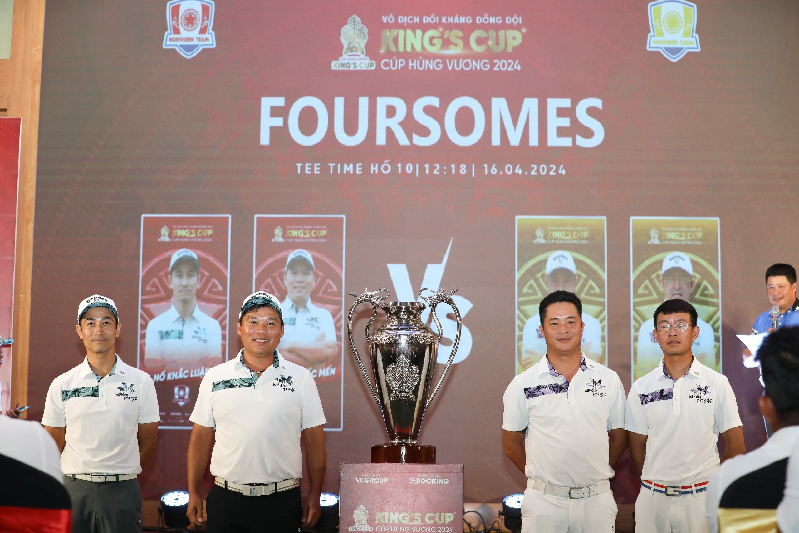 King’s Cup 2024: Xác định các cặp đấu Fourballs và Foursomes trong ngày thi đấu đầu tiên