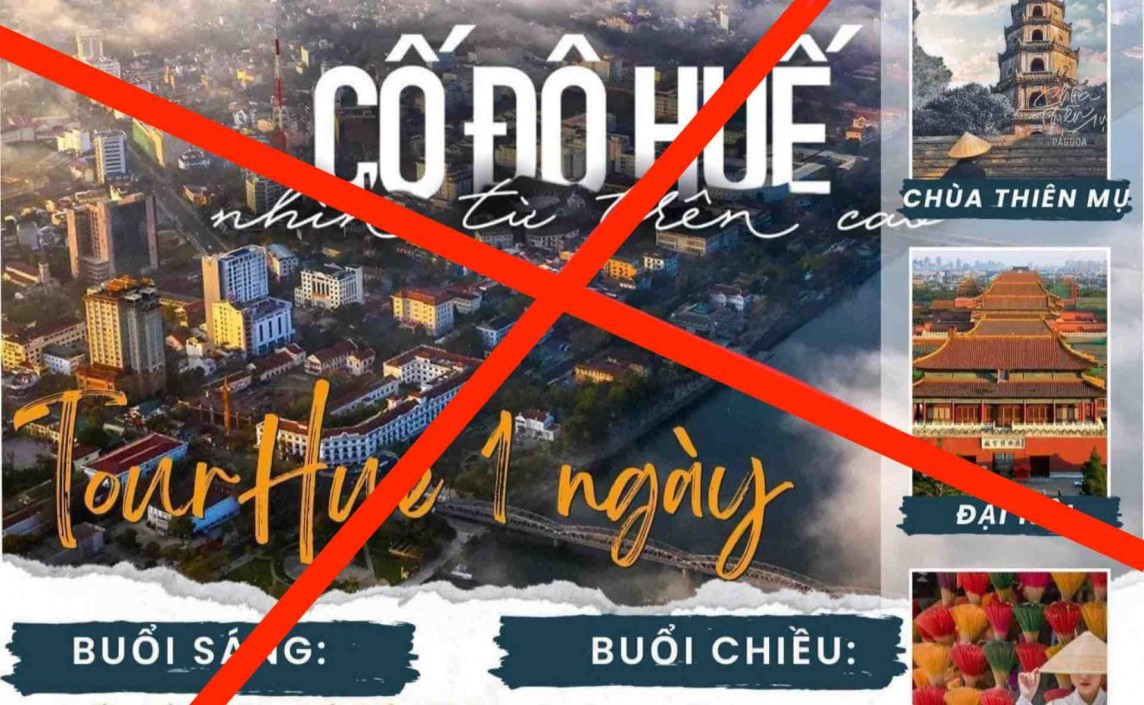 Thừa Thiên Huế phản hồi việc HDV đăng sai hình ảnh Đại Nội trong quảng bá tour du lịch