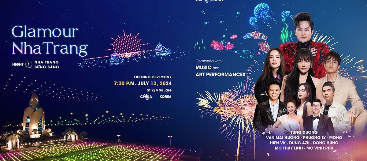 Lễ hội Vịnh ánh sáng quốc tế Nha Trang: Ngân hà rực rỡ
