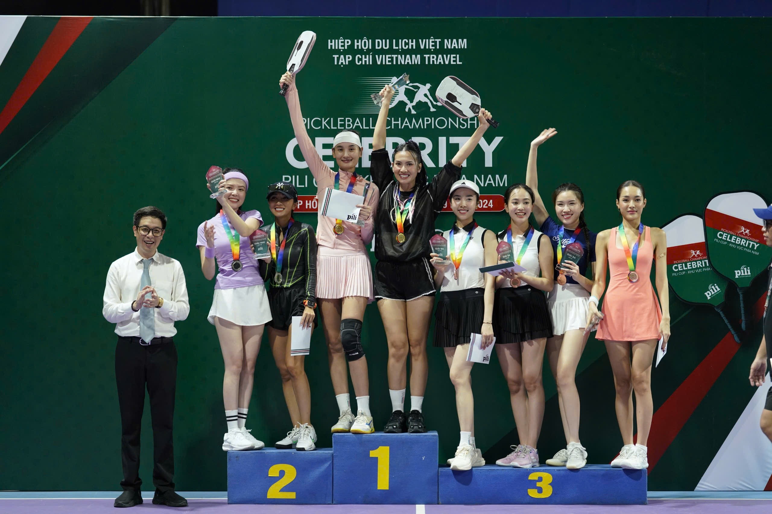 Giải Pickleball Celebrity Championship – PILI Cup 2024 khép lại thành công rực rỡ