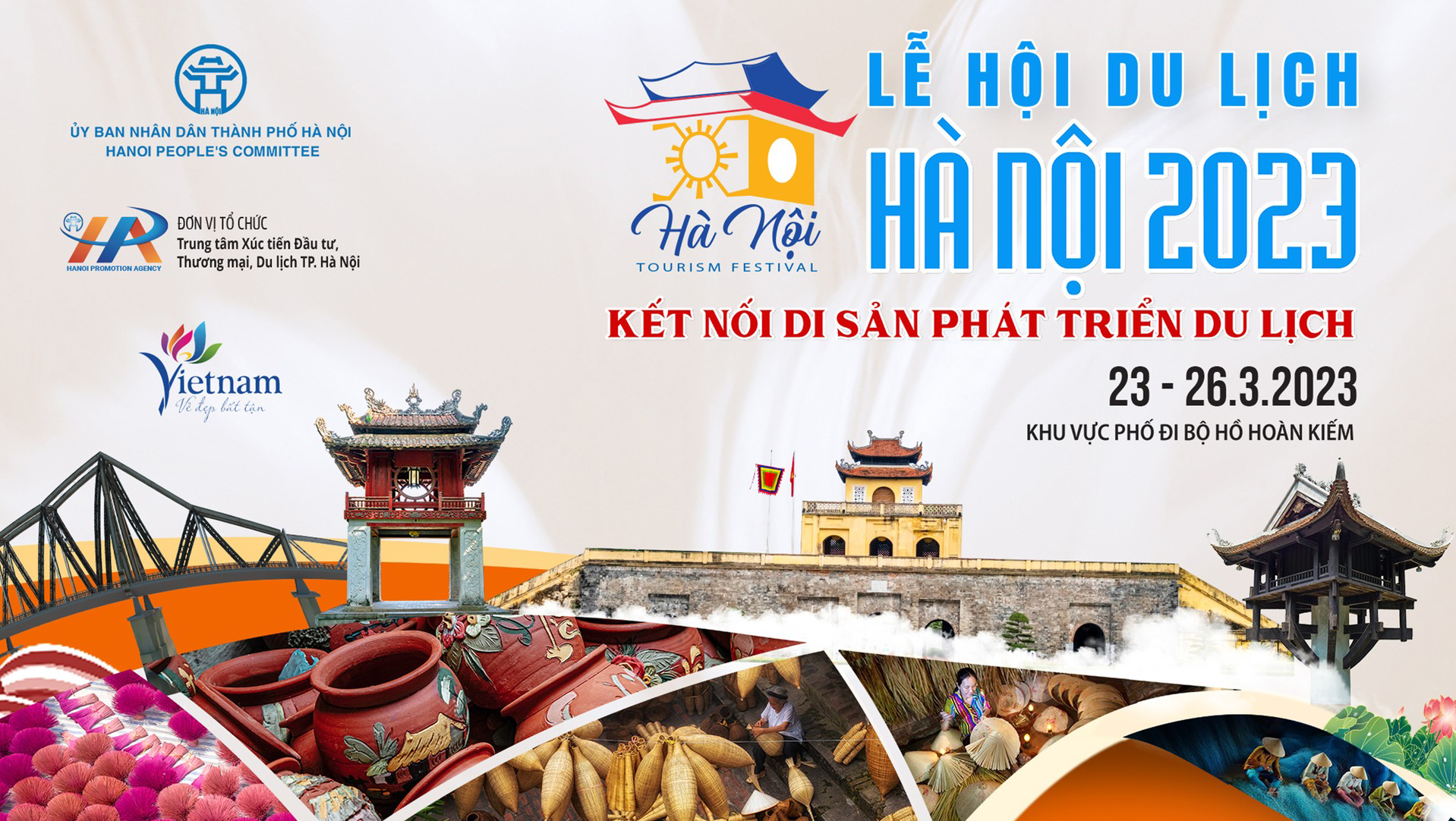 Tưng bừng Lễ hội Du lịch Hà Nội 2023 - Kết nối di sản phát triển du lịch