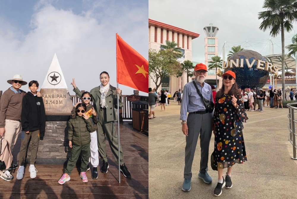 Sao Việt du hí: Gia đình Bình Minh, Hà Kiều Anh check-in Sa Pa; vợ chồng NSND Kim Xuân vi vu đảo quốc Sư Tử