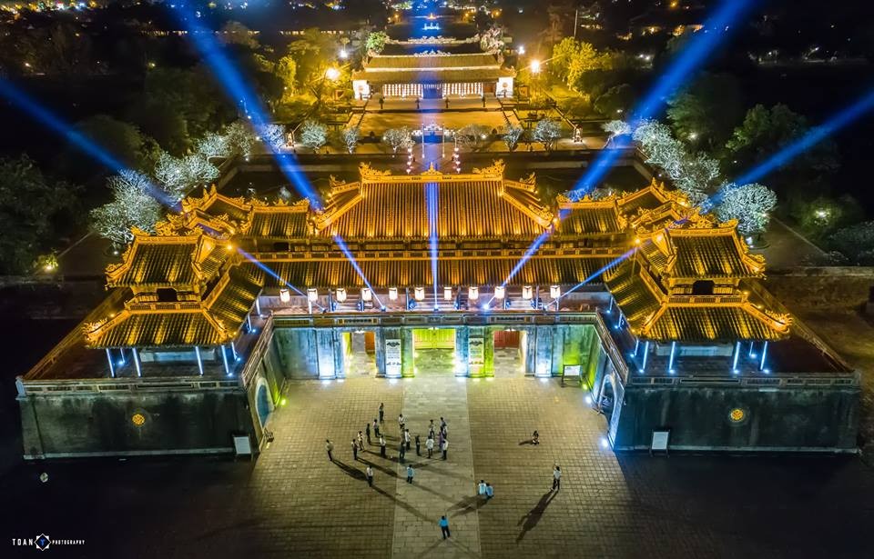 Huế mở cửa miễn phí Đại Nội về đêm phục vụ du khách tham quan Hội đèn lồng