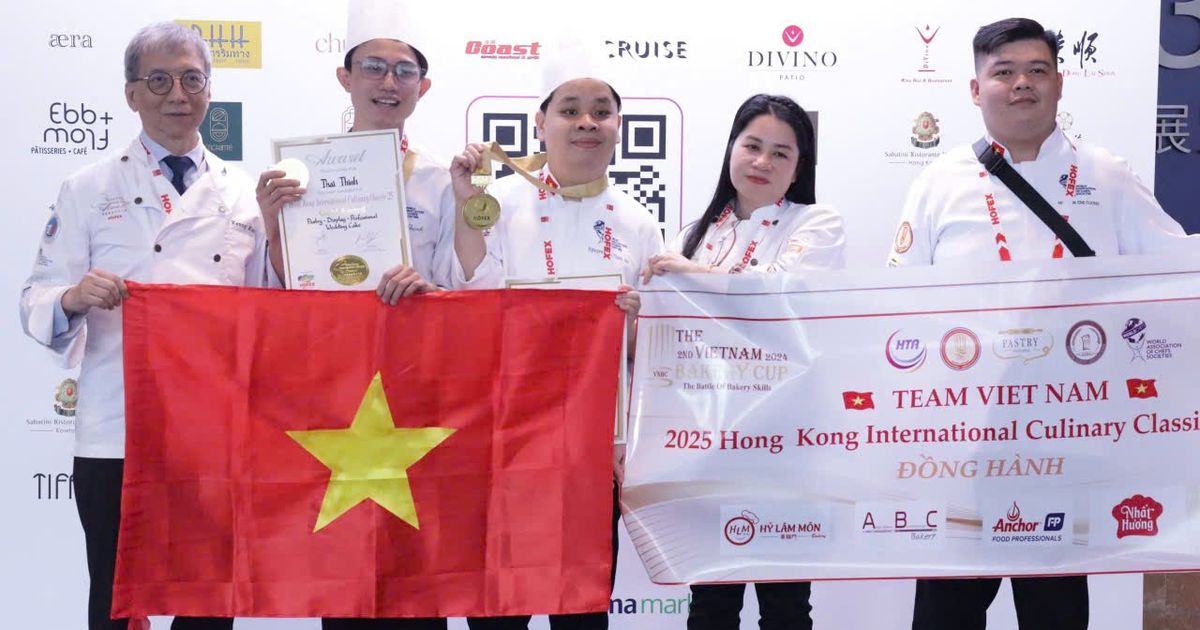 Đoàn Việt Nam giành 4 HCV tại cuộc thi ẩm thực quốc tế tại Hong Kong