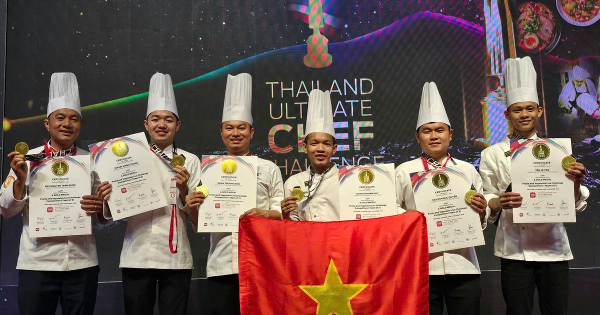 CLB Điêu Khắc Củ Quả Việt Nam đạt thành tích ấn tượng trong cuộc thi ẩm thực tại Thái Lan