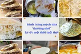 Bánh tráng mạch nha “thương nhớ” ký ức một thời tuổi thơ!
