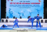 650 giáo viên tiểu học tham gia tập huấn võ tự vệ và võ nhạc Vovinam trong học đường