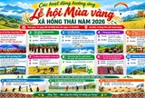 Lễ hội Mùa vàng Hồng Thái 2026: Lên núi săn mây, ngắm ruộng bậc thang và chạm vào sắc màu văn hóa Tuyên Quang