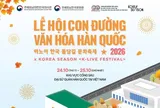 Lễ hội Con đường văn hóa Hàn Quốc 2026 & K-Live Band Festival: Điểm hẹn giao lưu văn hóa Việt Nam - Hàn Quốc giữa mùa thu Hà Nội