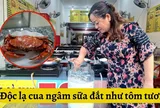 Độc lạ nghề "tắm" sữa tươi cho cua hái ra tiền ở thành phố
