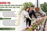 Quảng Trị: Khuyến khích đặt hoa tri ân liệt sĩ, làm từ thiện ở ngày cưới