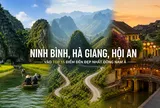 Ninh Bình, Hà Giang, Hội An vào top 15 điểm đến đẹp nhất Đông Nam Á