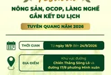 Tuyên Quang tổ chức Festival nông sản, OCOP, làng nghề gắn kết du lịch