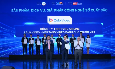 Zalo Video được vinh danh “Sản phẩm, dịch vụ, giải pháp công nghệ số xuất sắc”