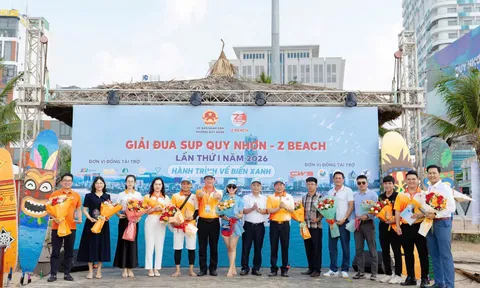 Giải SUP Quy Nhơn 2026: Sôi động đường đua, mở lối du lịch biển trải nghiệm