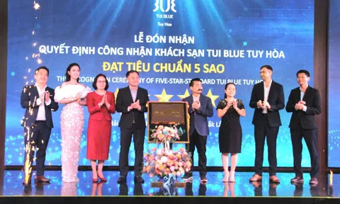 TUI BLUE Tuy Hòa đón nhận chứng nhận khách sạn 5 sao, đánh dấu cột mốc mới của du lịch Đắk Lắk
