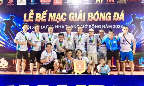 Giải bóng đá Hội Xây dựng Nha Trang mở rộng 2026: Lan tỏa tinh thần đoàn kết, kết nối cộng đồng doanh nghiệp
