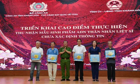 Khánh Hòa triển khai cao điểm thu nhận mẫu sinh phẩm ADN, góp phần xác định danh tính liệt sĩ chưa rõ thông tin