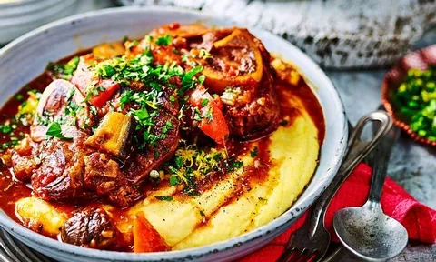 Công thức làm món Ossobuco alla Milanese nổi tiếng của Ý cực kỳ đơn giản