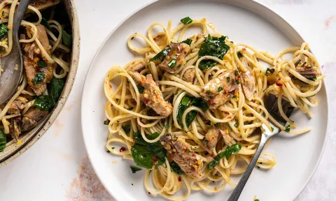 Sardine spaghetti - Spaghetti cá mòi