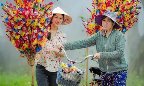 Hoa giấy Thanh Tiên: Nét đẹp cổ truyền giữa lòng xứ Kinh kỳ