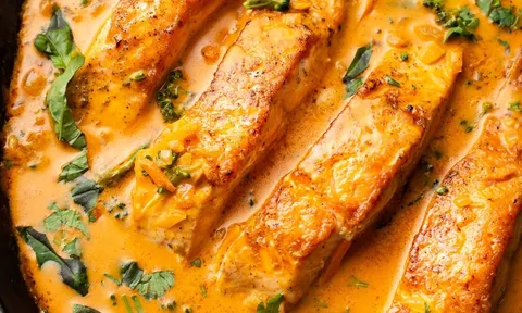 Dễ dàng nấu món cà ri cá hồi Sri Lanka