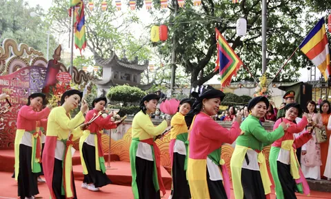 Khai mạc Lễ hội Chùa Láng - Tôn vinh giá trị văn hoá di sản truyền thống