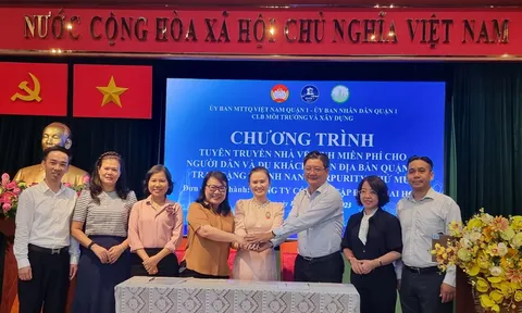 Phát động chương trình tuyên truyền nhà vệ sinh miễn phí cho người dân và du khách trên địa bàn Quận 1
