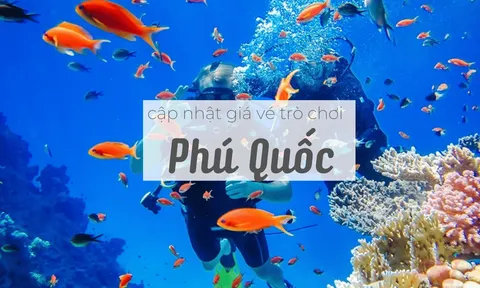 Giá vé các trò chơi hấp dẫn nhất tại Phú Quốc