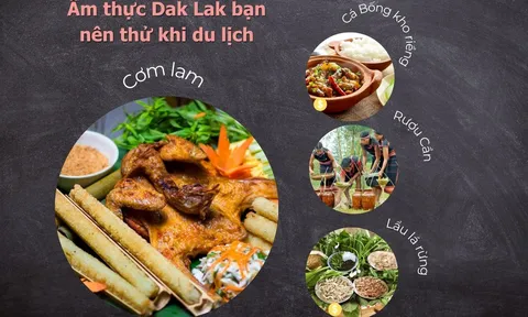 Ẩm thực Đắk Lắk độc đáo mang đậm dấu ấn vùng đất Tây Nguyên