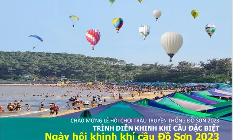 Ngắm biển trời Đồ Sơn từ khinh khí cầu