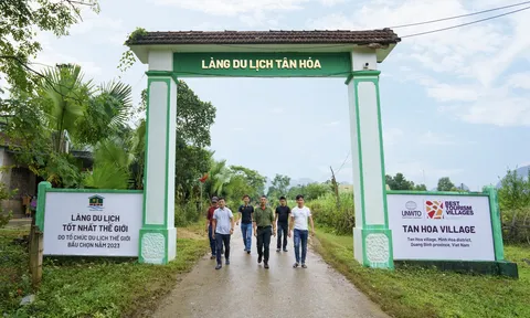 Tân Hóa được bình chọn là "Làng du lịch tốt nhất thế giới năm 2023"