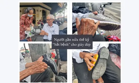 Người đàn ông gần nửa thế kỷ “bắt bệnh” cho giày dép
