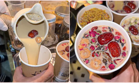 Trà sữa nướng đất nung có gì mà khiến giới trẻ Hà Nội xếp hàng dài thưởng thức