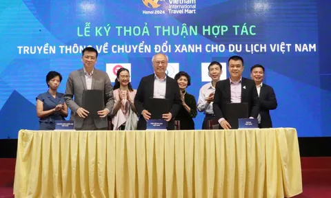 HHDLVN ký kết hợp tác truyền thông về du lịch với Truyền hình Quốc hội và TikTok Việt Nam