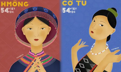 Chàng họa sĩ GenZ và ý tưởng bản đồ Việt Nam qua 54 dân tộc