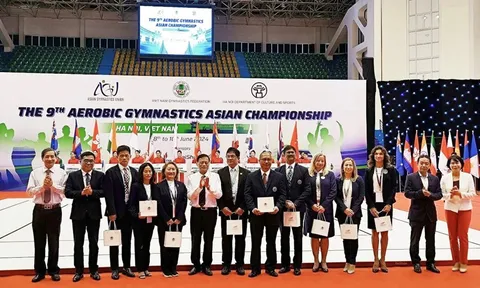 Khai mạc Giải vô địch Thể dục Aerobic châu Á lần thứ 9