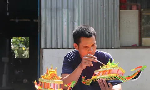 Hồi sinh biểu tượng văn hóa Khmer qua đôi tay chàng trai trẻ