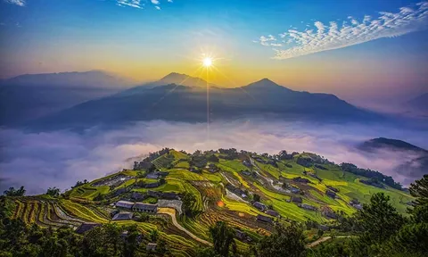 Ruộng bậc thang Hoàng Su Phì - Bức tranh thổ cẩm giữa lưng chừng trời