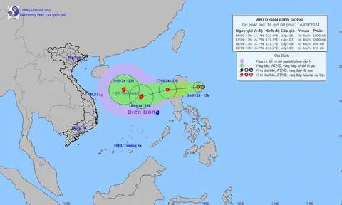 Việt Nam, Nhật Bản, Philippines dự báo áp thấp nhiệt đới sẽ mạnh lên thành bão số 4 khi vào Biển Đông