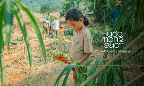 Màu hy vọng đang dần ánh lên trong đôi mắt của những đứa trẻ Làng Nủ