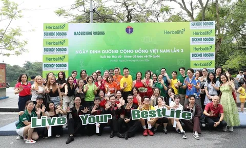 Herbalife Việt Nam đồng hành cùng Báo Sức khỏe và Đời sống tổ chức Ngày Dinh Dưỡng Cộng Đồng Việt Nam tại Hà Nội