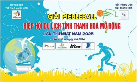Giải Pickleball Hiệp hội Du lịch Thanh Hóa mở rộng lần thứ I - Năm 2025